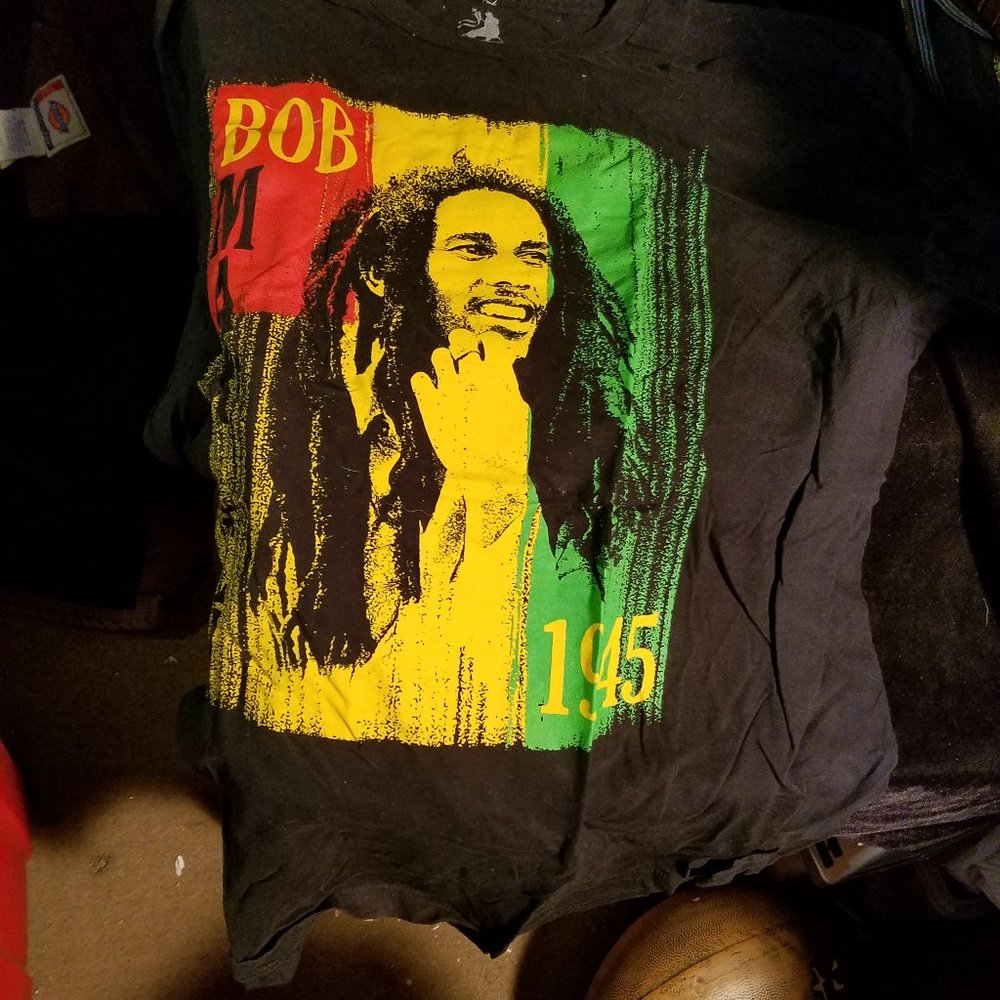 Zion BOB MARLEY 1945 XL T-Shirt 100% Cotton